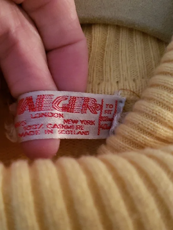 Light Yellow Turtleneck Sweater - Women's Cozy Knit - Picture 4 of 13